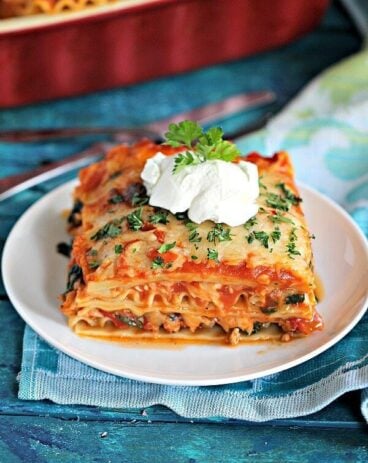 Chicken Spinach Lasagna