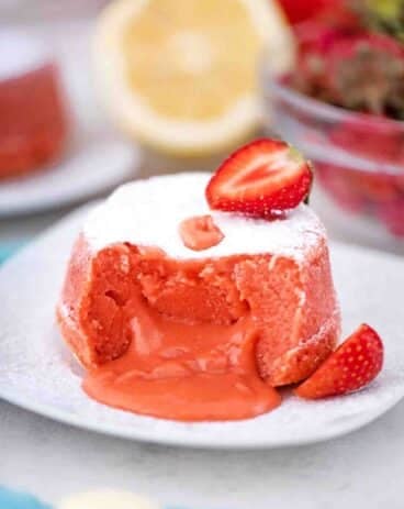 Strawberry Lava Cakes