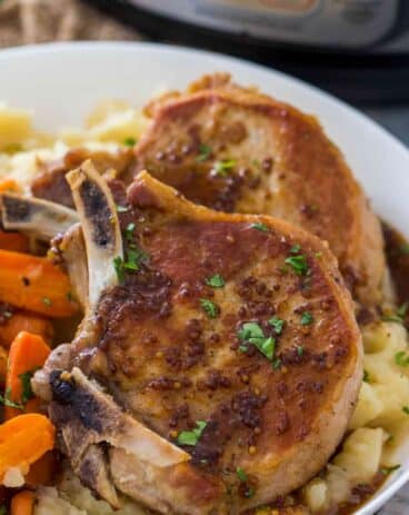 Instant Pot Apple Cider Pork Chops