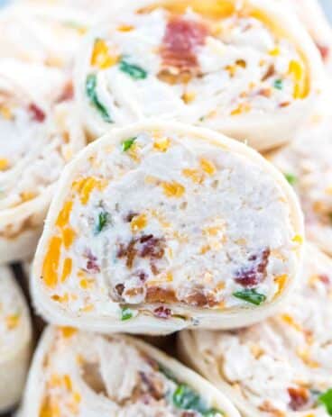 Bacon Cheddar Ranch Pinwheels