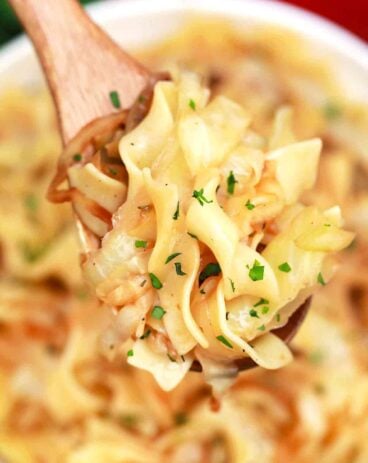 Fried Cabbage and Noodles